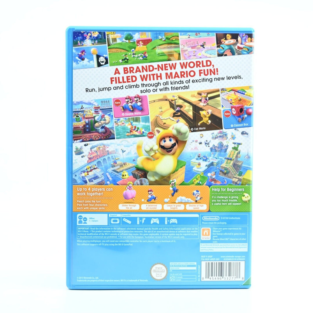 Super Mario 3D World - Nintendo Wii U Game - PAL - FREE POST!