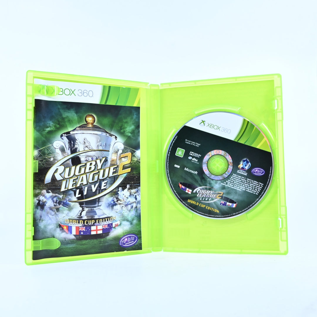 Rugby League Live 2: World Cup Edition - Xbox 360 Game + Manual - PAL