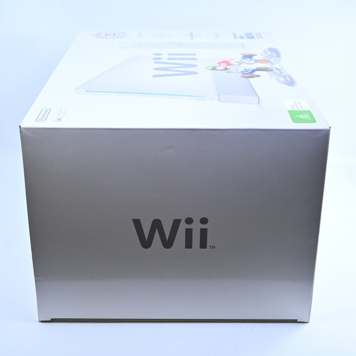 UNUSED! Mario Kart Wii Pack - White - 25th Anniversary - Wii Boxed Console - PAL