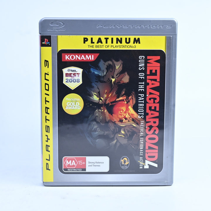 Metal Gear Solid 4: Guns of the Patriots - Sony Playstation 3 / PS3 Game