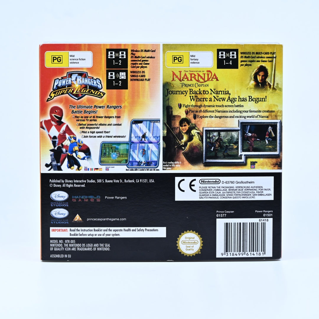SEALED! Disney on the Go Double Pack - Narnia & Power Rangers - Nintendo DS Game