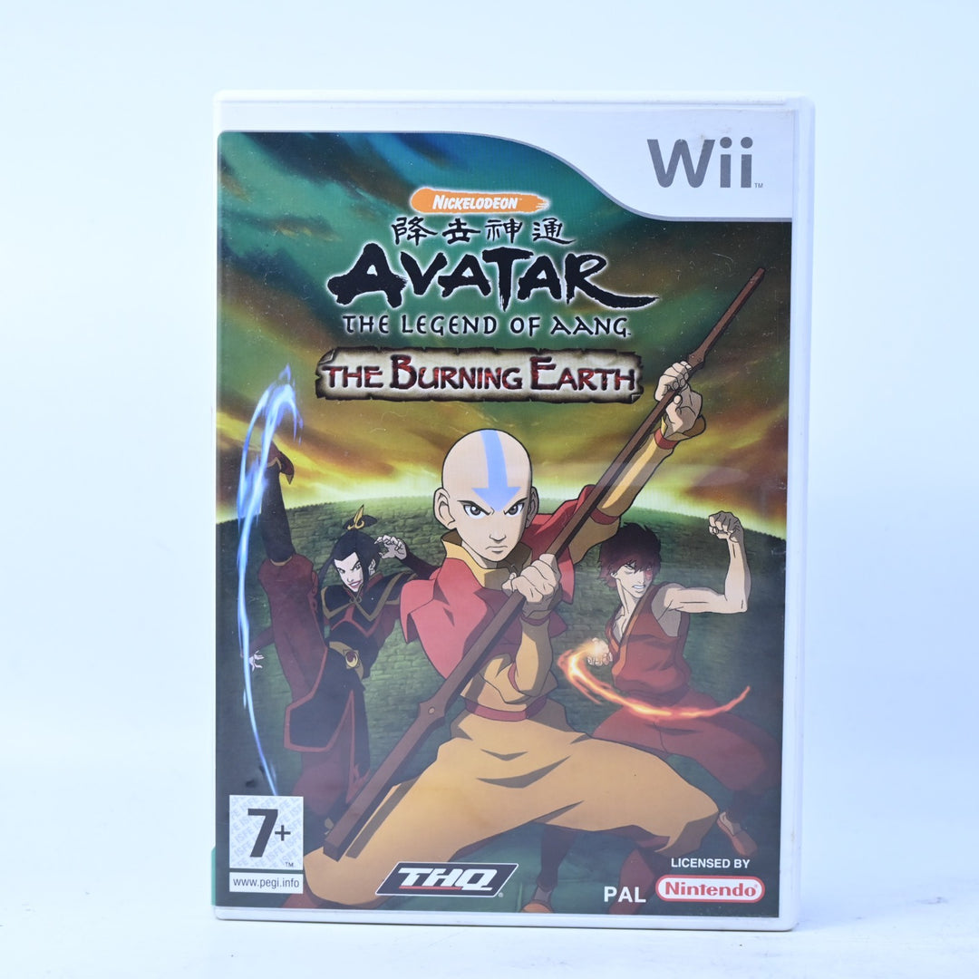 Avatar The Legend of Aang: The Burning Earth - Nintendo Wii Game + Manual - PAL
