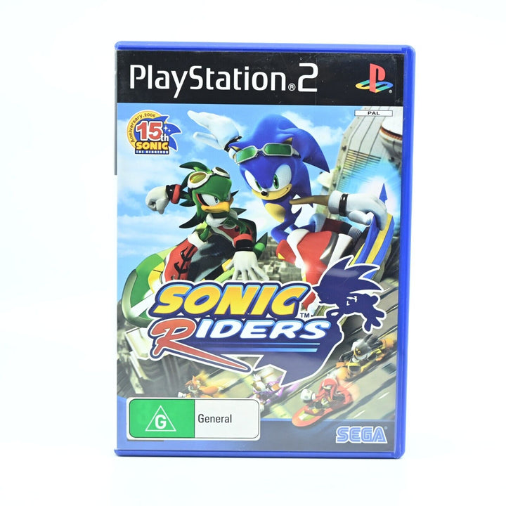 Sonic Riders - Sony Playstation 2 / PS2 Game + Manual - PAL - MINT DISC!