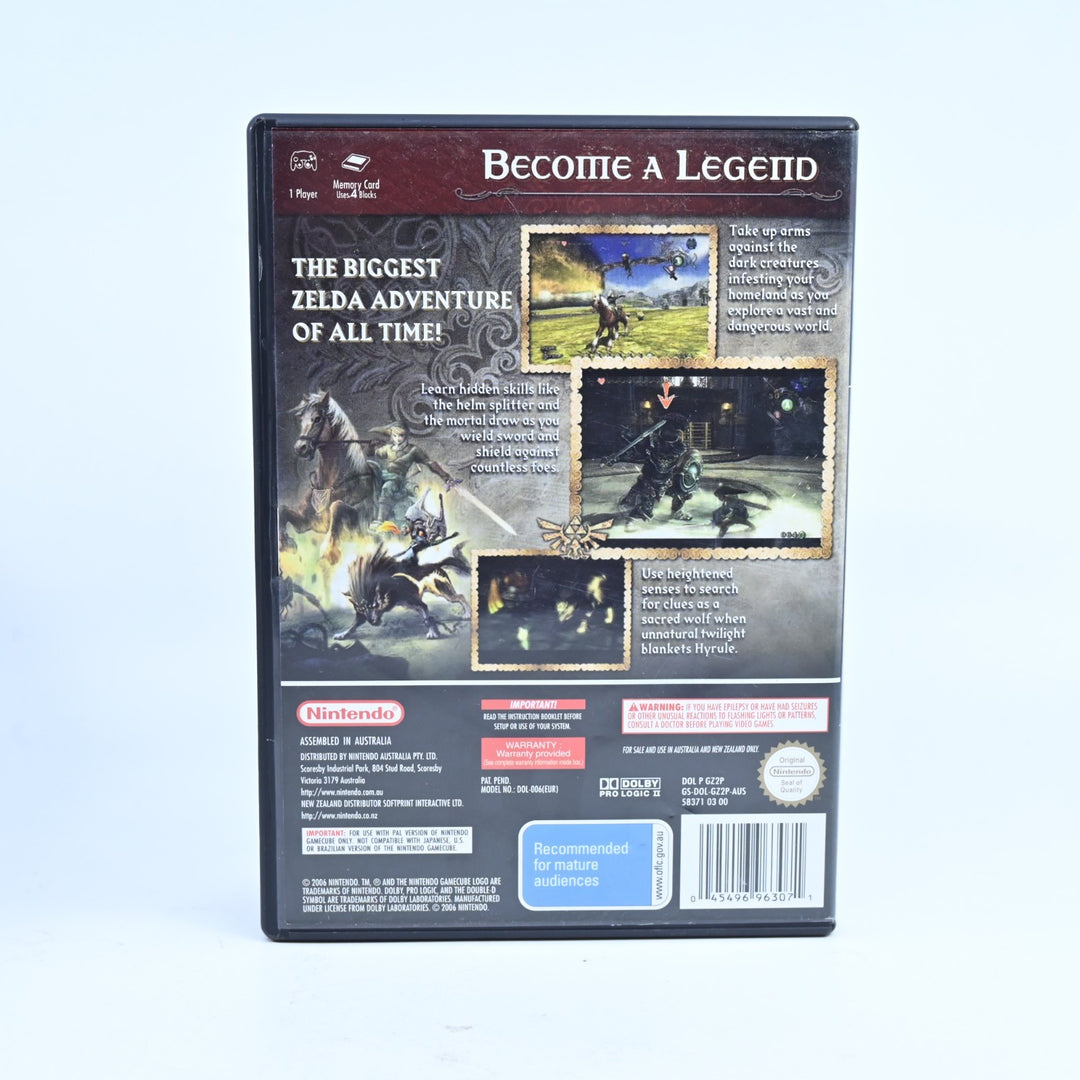 The Legend of Zelda: The Twilight Princess - Nintendo Gamecube Game - No Manual