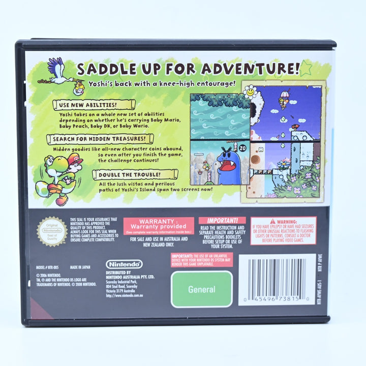Yoshi's Island DS - Nintendo DS Game - PAL + Manual - FREE POST!