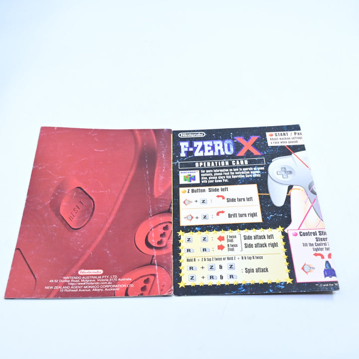 F-Zero X - N64 / Nintendo 64 Boxed Game - PAL - FREE POST!