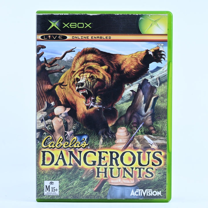 Cabela's Dangerous Hunts - Original Xbox Game + Manual - PAL - MINT DISC!
