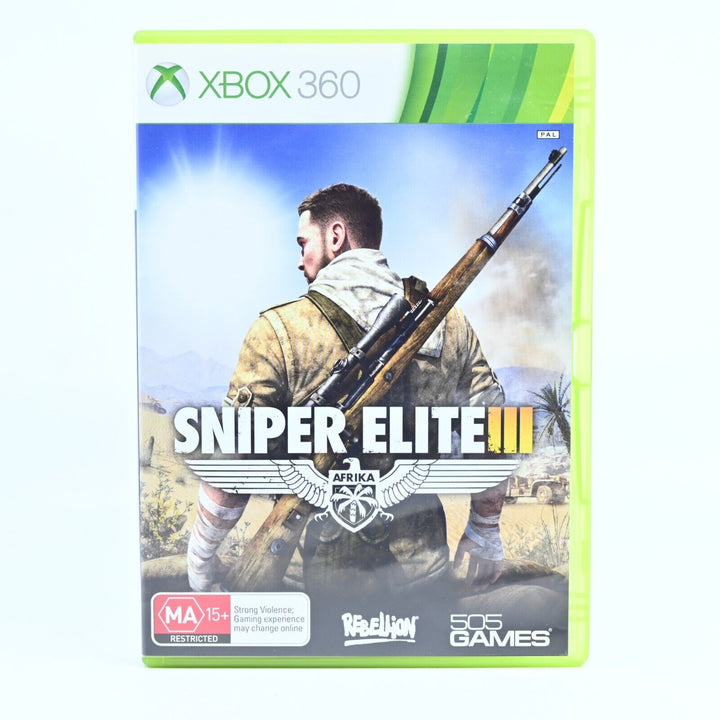 Sniper Elite III 3 - Xbox 360 Game + Manual - PAL - MINT DISC!