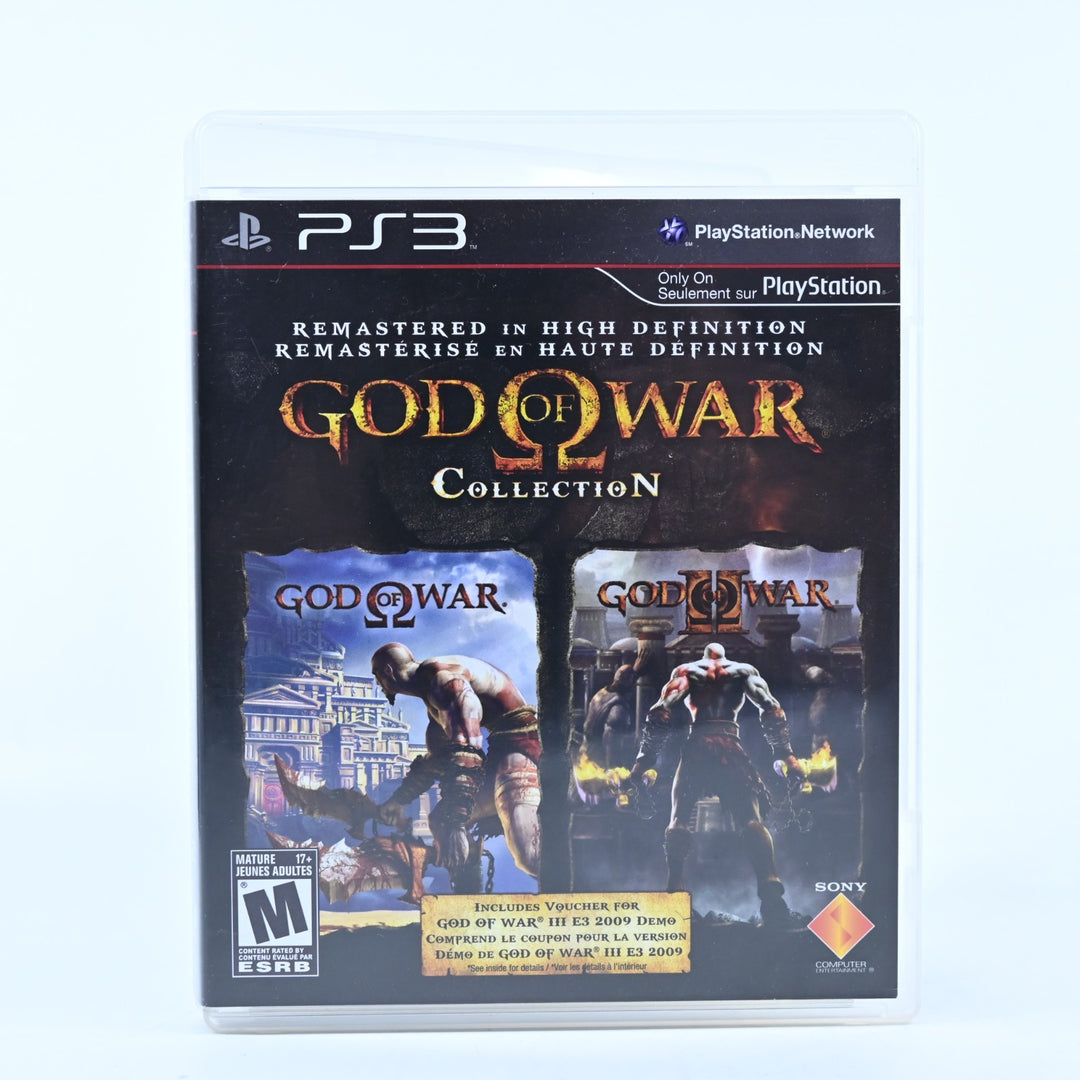 God of War Collection - Sony Playstation 3 / PS3 Game + Manual - MINT DISC!