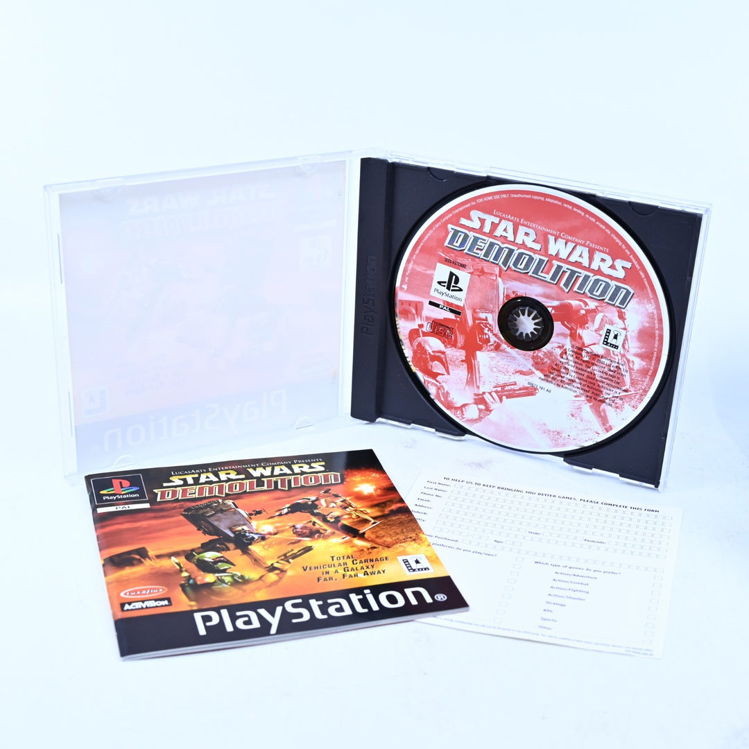 Star Wars Demolition - Sony Playstation 1 / PS1 Game + Manual - PAL - MINT DISC!