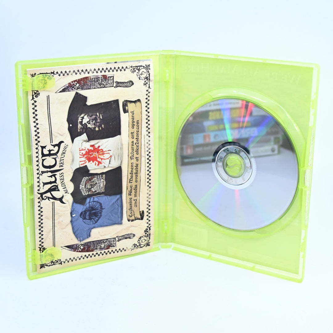 Alice Madness Returns - Xbox 360 Game + Manual - PAL - MINT DISC!