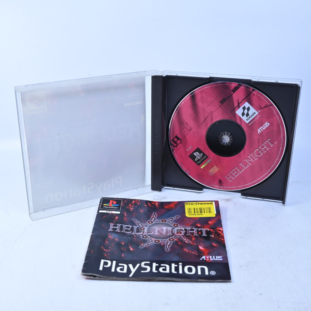 Hellnight - Sony Playstation 1 / PS1 Game + Manual - PAL - MINT DISC!