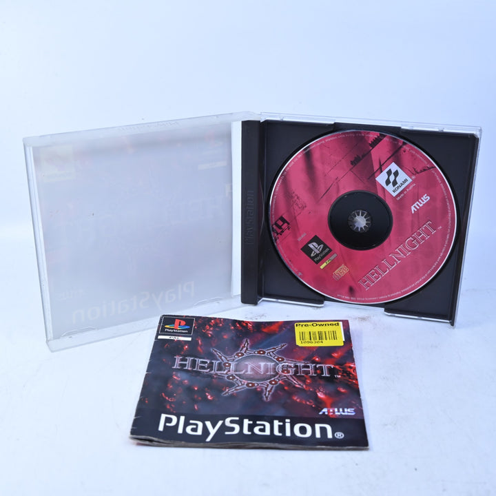 Hellnight - Sony Playstation 1 / PS1 Game + Manual - PAL - MINT DISC!