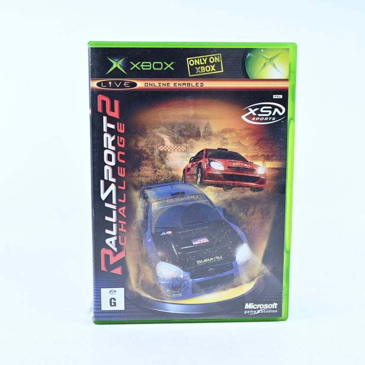 RalliSport Challenge 2 - Original Xbox Game + Manual - PAL - MINT DISC!
