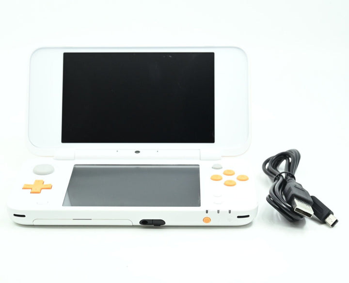 White and Orange - Nintendo 2DS XL Console - PAL - FREE POST!
