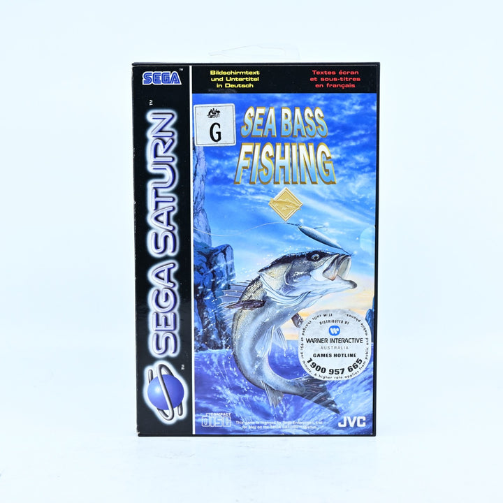 Sega Bass Fishing - Sega Saturn Game + Manual - PAL - MINT DISC!