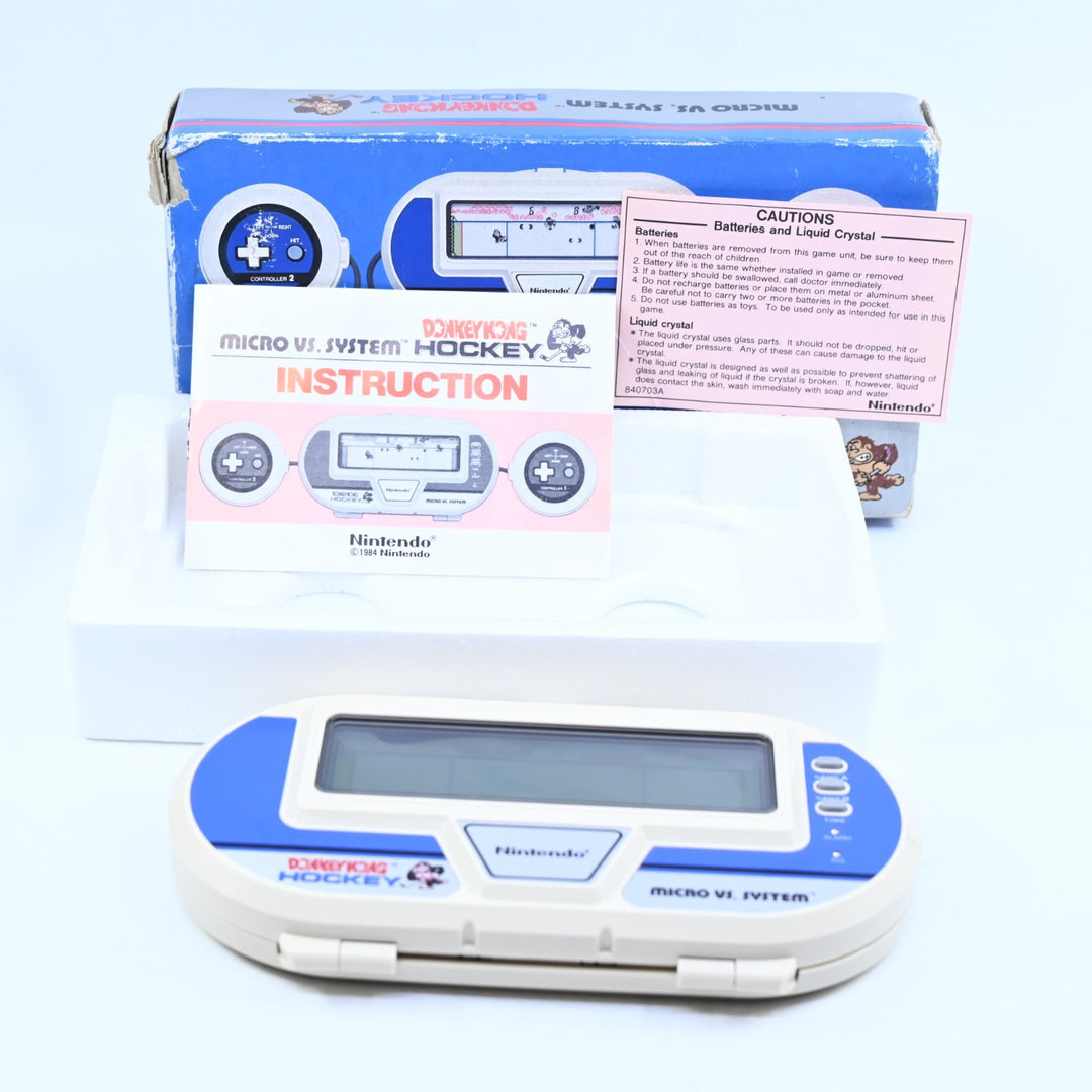 Donkey Kong Hockey - HK-303 - Micro Vs. System - Game & Watch Boxed Console