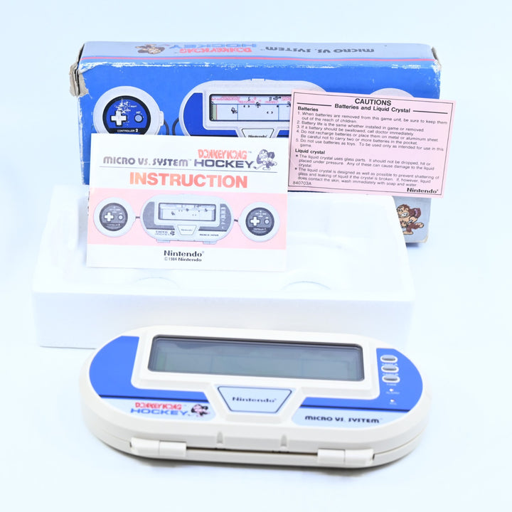 Donkey Kong Hockey - HK-303 - Micro Vs. System - Game & Watch Boxed Console