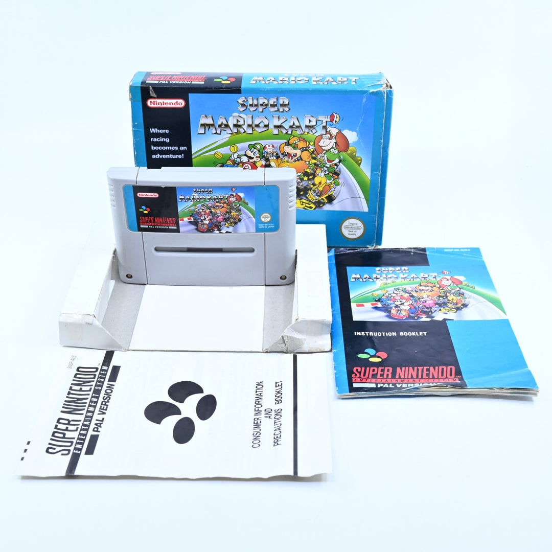 Super Mario Kart - Super Nintendo / SNES Boxed Game - PAL - FREE POST!