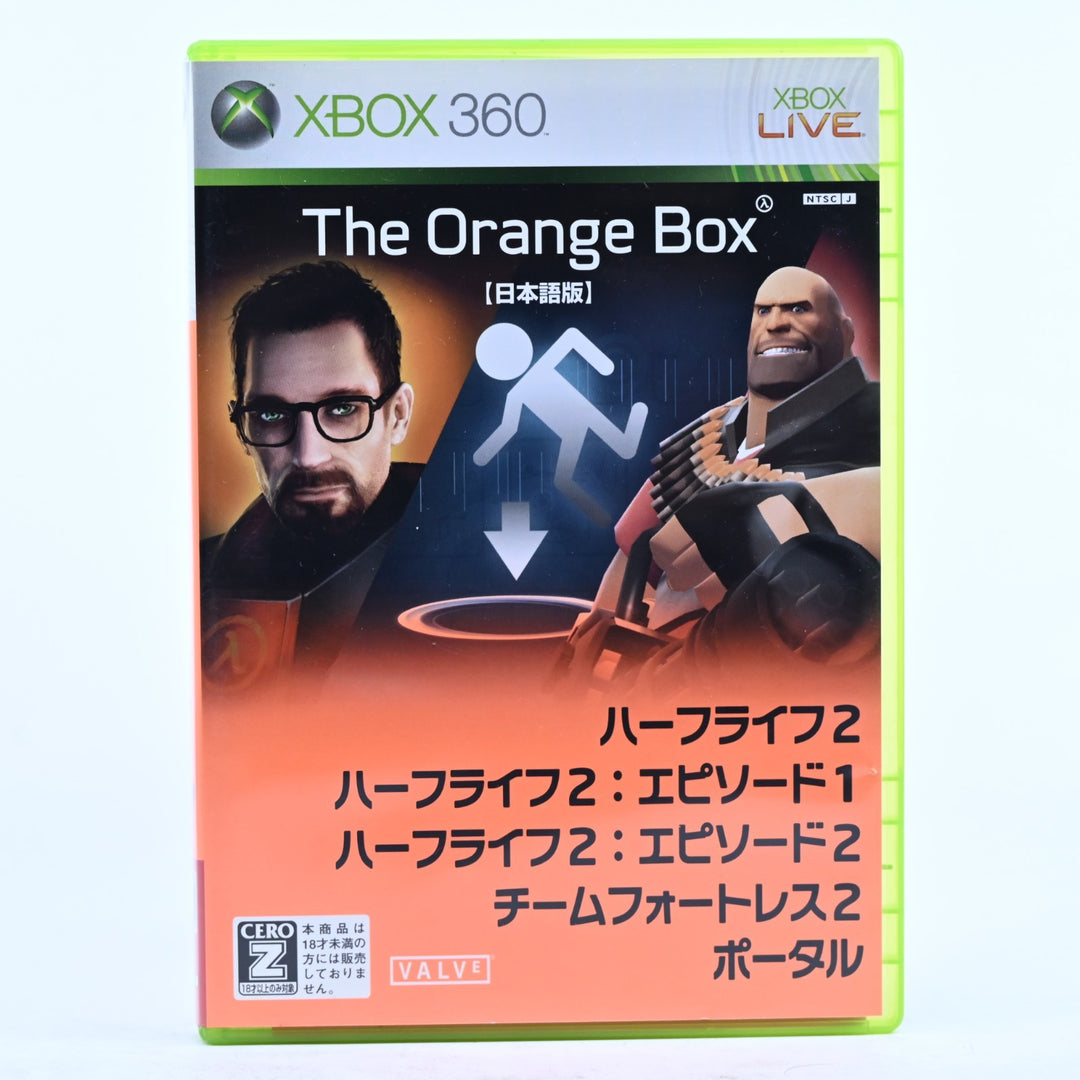 The Orange Box - Xbox 360 Game + Manual - NTSC-J - MINT DISC!