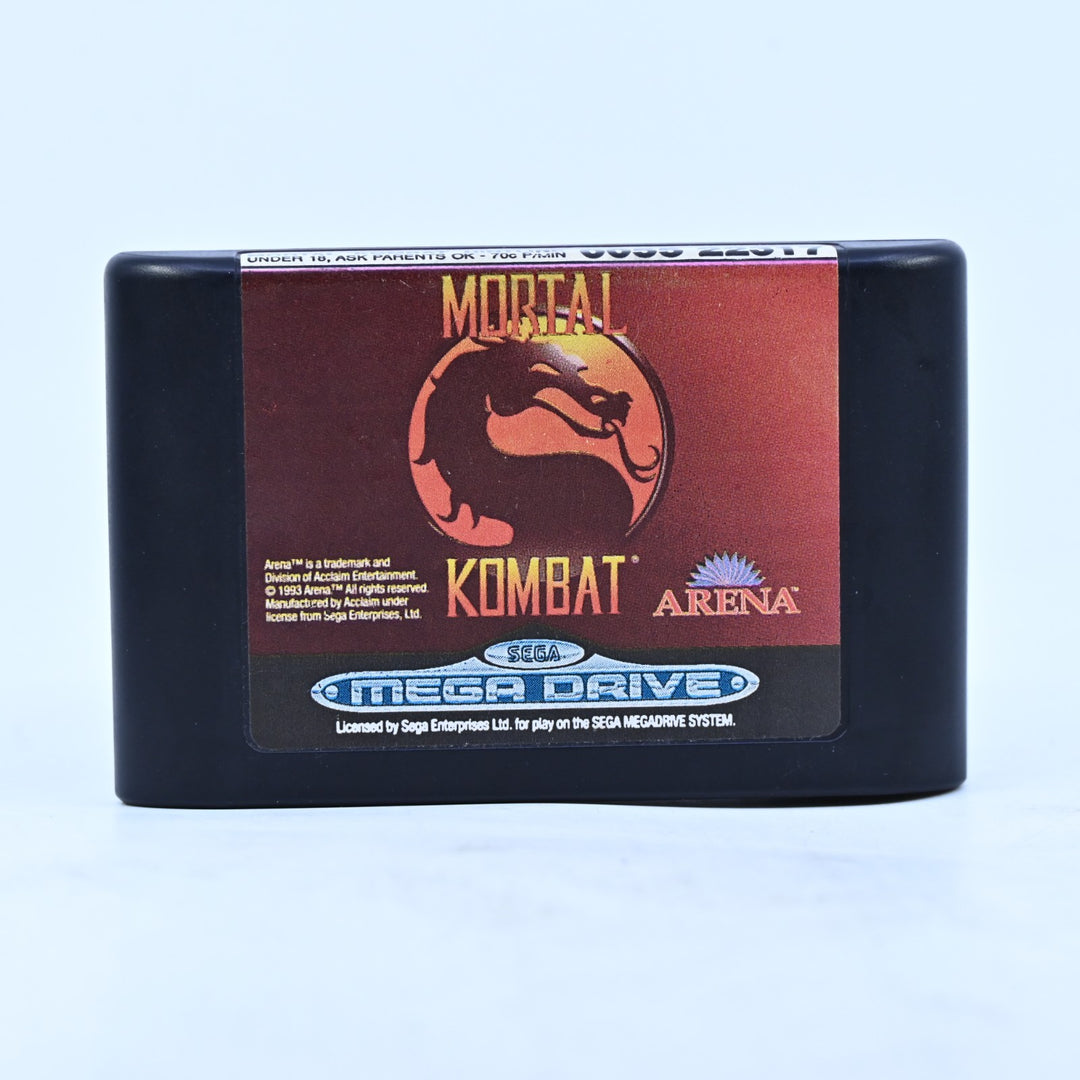 Mortal Kombat - Sega Mega Drive Game - Cartridge Only - PAL - FREE POST!