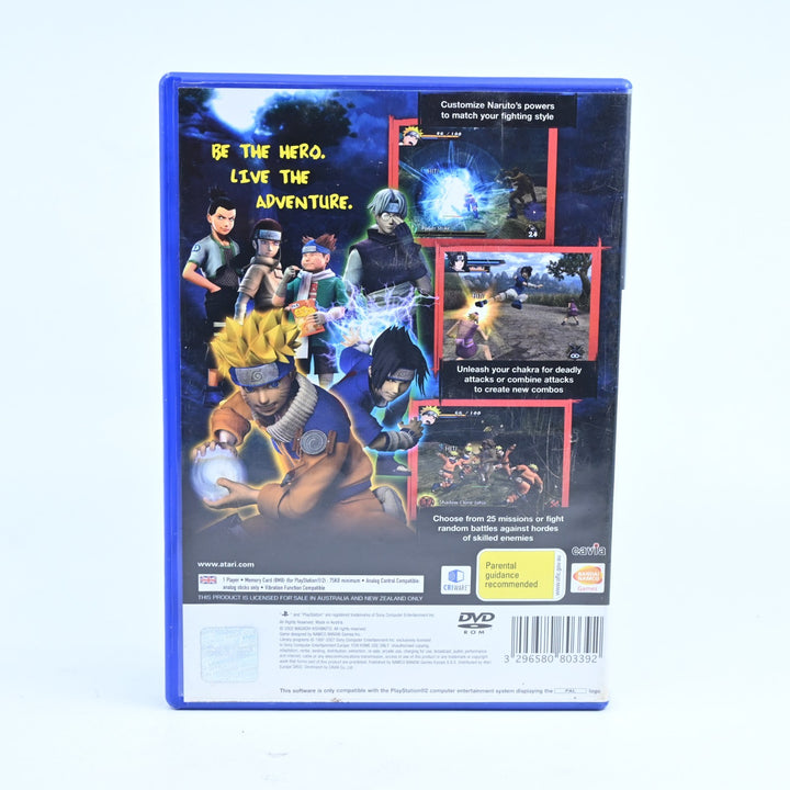 Naruto Uzumaki Chronicles - Sony Playstation 2 / PS2 Game + Manual - PAL