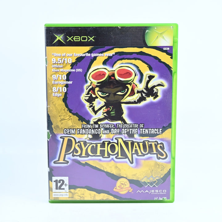 PsychoNauts - Original Xbox Game + Manual - PAL - MINT DISC!