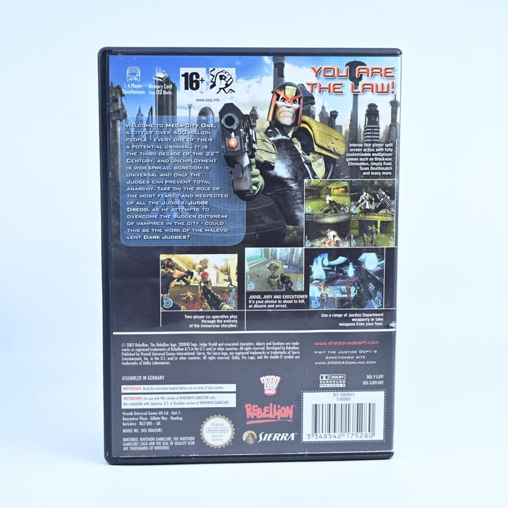 Judge Dredd: Dredd vs Death - Nintendo Gamecube Game + Manual - PAL - FREE POST!