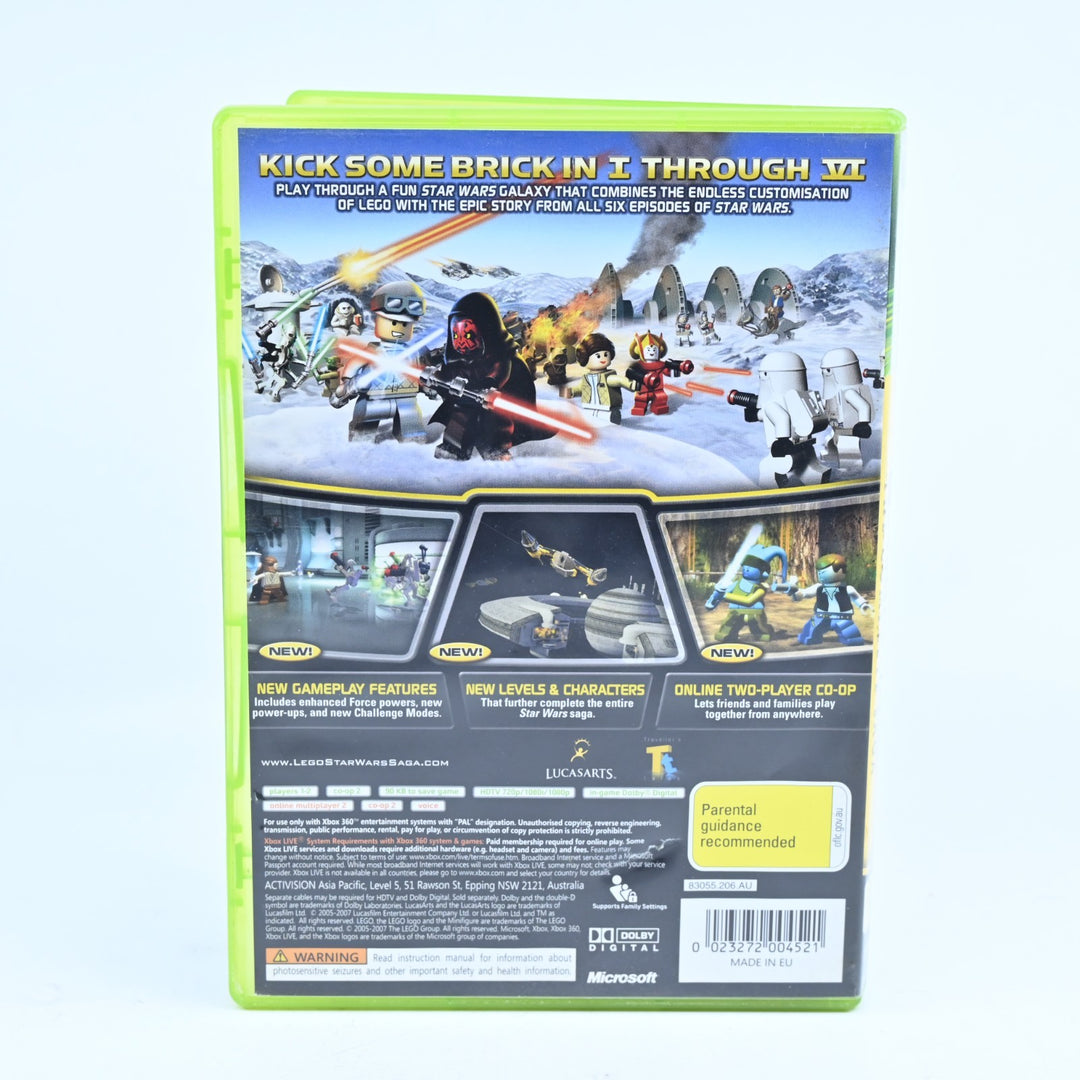 LEGO Star Wars The Complete Saga - Xbox 360 Game + Manual - PAL - MINT DISC!