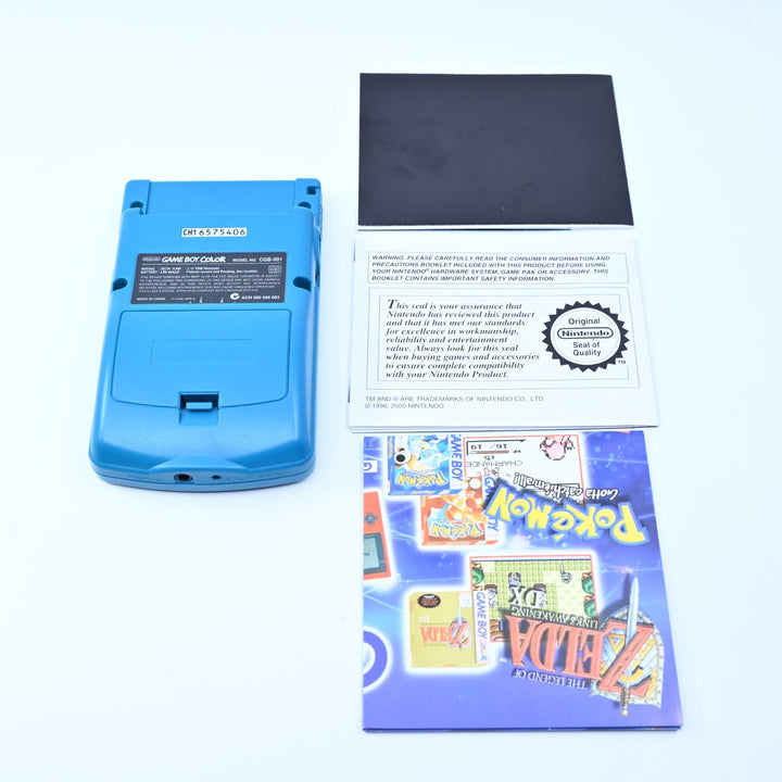 Teal Nintendo Gameboy Color Boxed Console - AUS PAL - FREE POST!