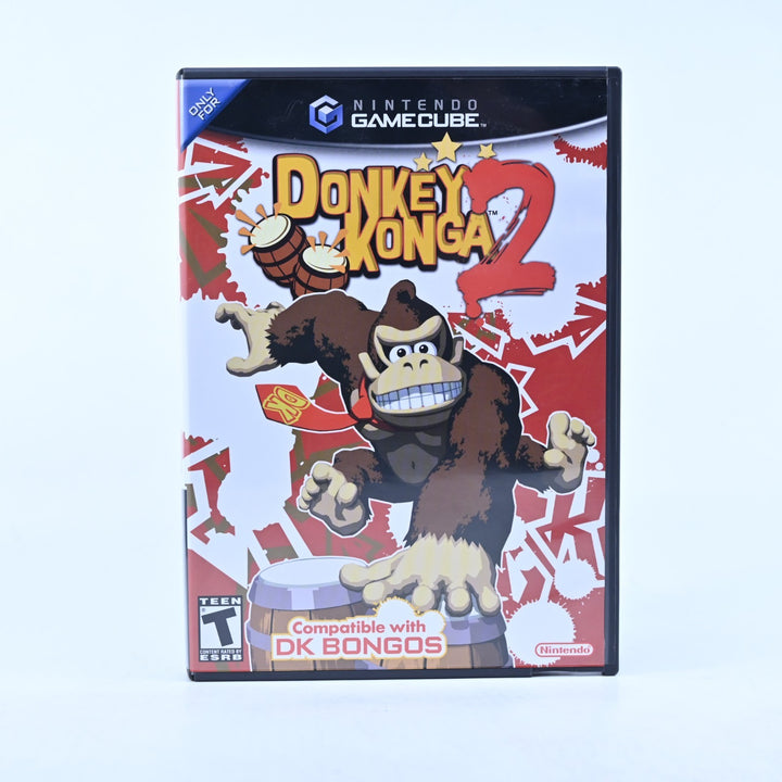 Donkey Konga 2 - Nintendo Gamecube Game + Manual - NTSC U/C - FREE POST!