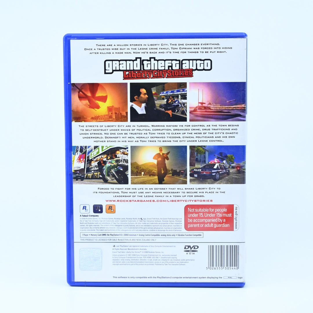 Grand Theft Auto Liberty City Stories - Sony Playstation 2 / PS2 Game + Manual