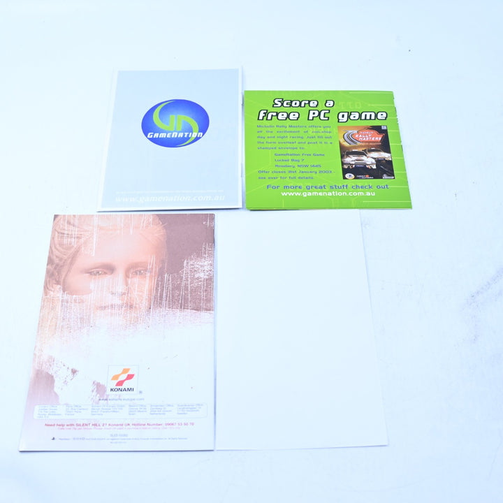 Silent Hill 2 - Sony Playstation 2 / PS2 Game + Manual - PAL - MINT DISCS!