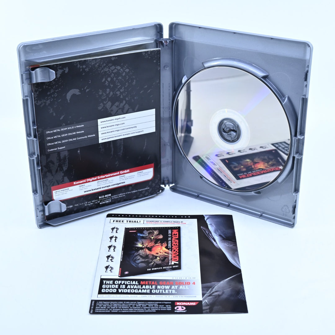 Metal Gear Solid 4: Guns of the Patriots - Playstation 3 / PS3 Game + Manual