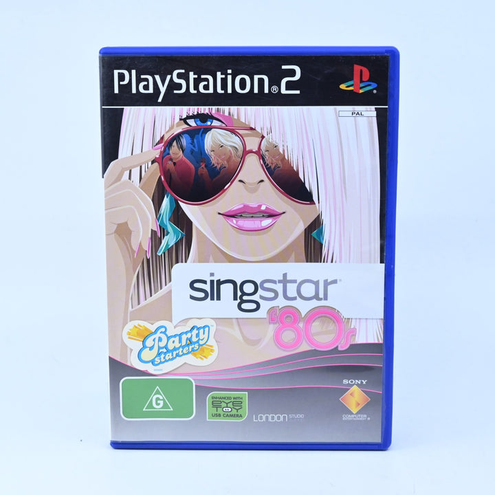 SingStar '80s - Sony Playstation 2 / PS2 Game + Manual - PAL