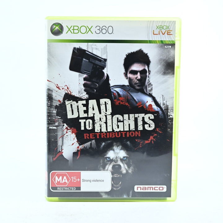 Dead to Rights: Retribution - Xbox 360 Game + Manual - PAL - NEAR MINT DISC!