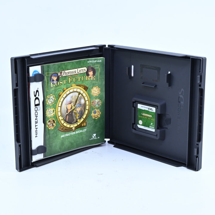 Professor Layton and the Lost Future - Nintendo DS Game - PAL + Manual