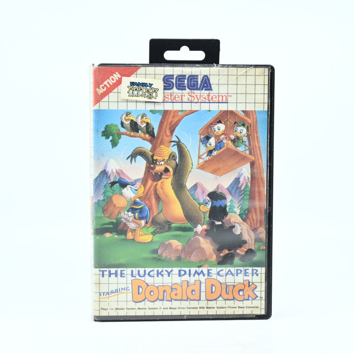 The Lucky Dime Caper - No Manual - Sega Master System Game - PAL - FREE POST!