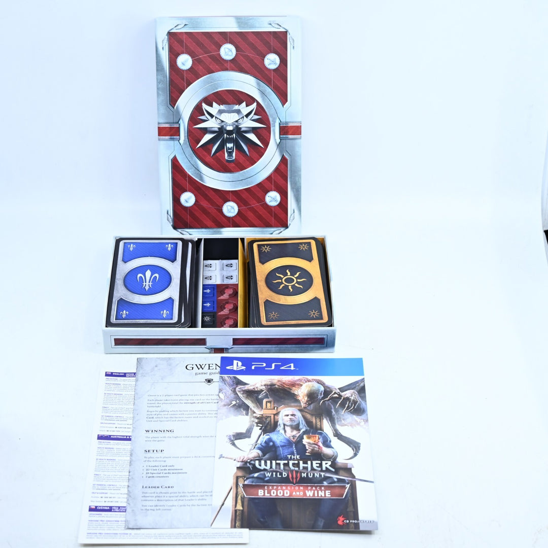The Witcher III: Wild Hunt - Blood & Wine Expansion + Gwent Card Set - PS4 Game