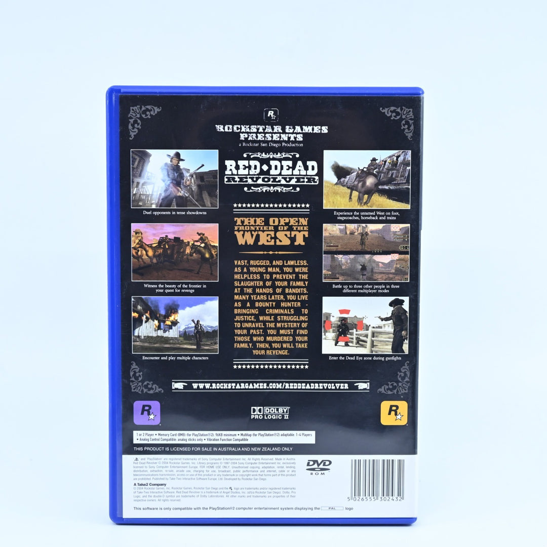 Red Dead Revolver - Sony Playstation 2 / PS2 Game + Manual - PAL - MINT DISC!