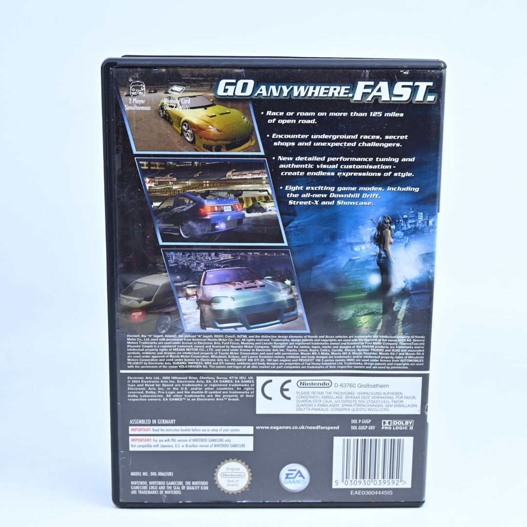 Need for Speed: Underground 2 - Nintendo Gamecube Game + Manual - PAL