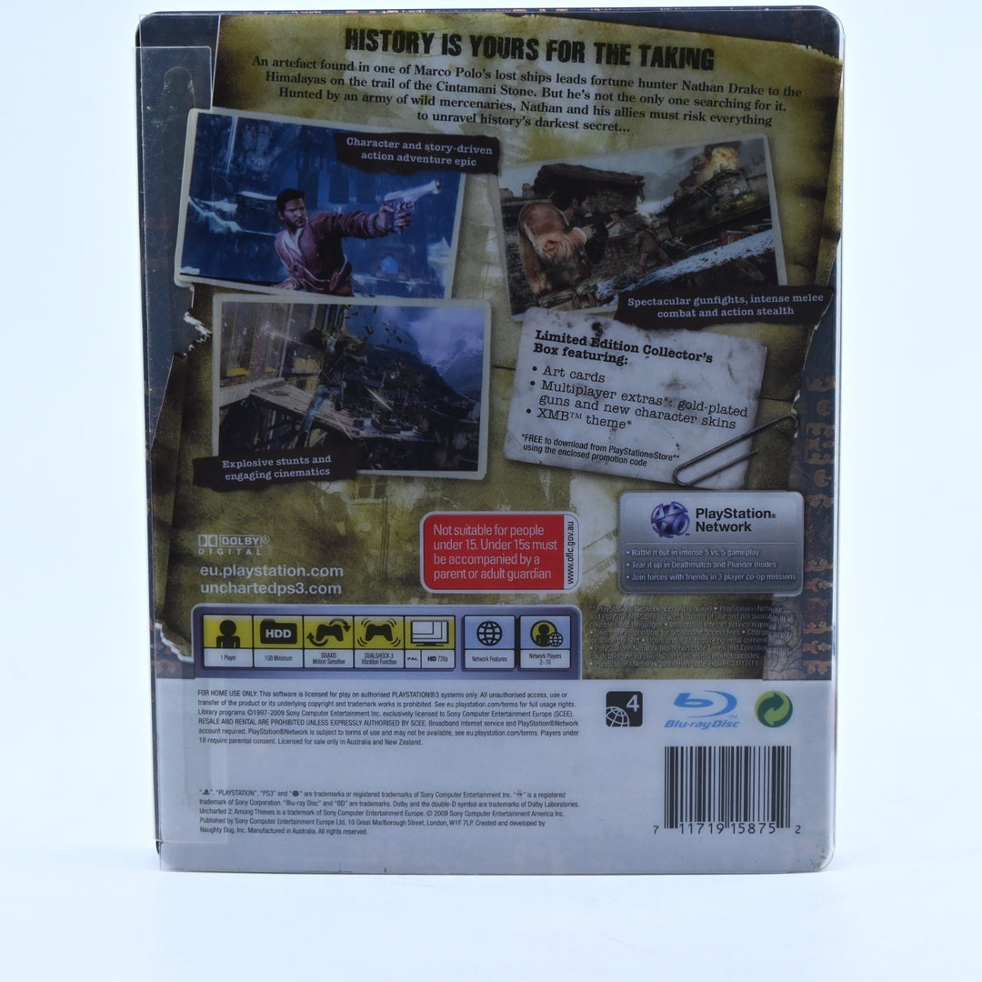 Uncharted 2 Among Thieves - Limited Edition Collectors Box - PS3 Game
