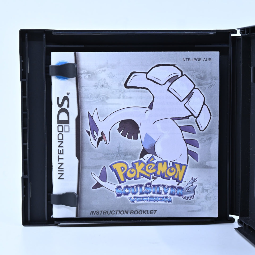 Pokemon Soul Silver Boxed + PokeWalker - Nintendo DS Game - PAL + Manual