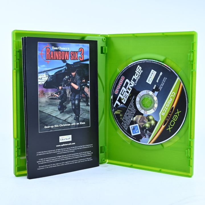 Tom Clancy's Splinter Cell - Original Xbox Game + Manual - PAL - MINT DISC!