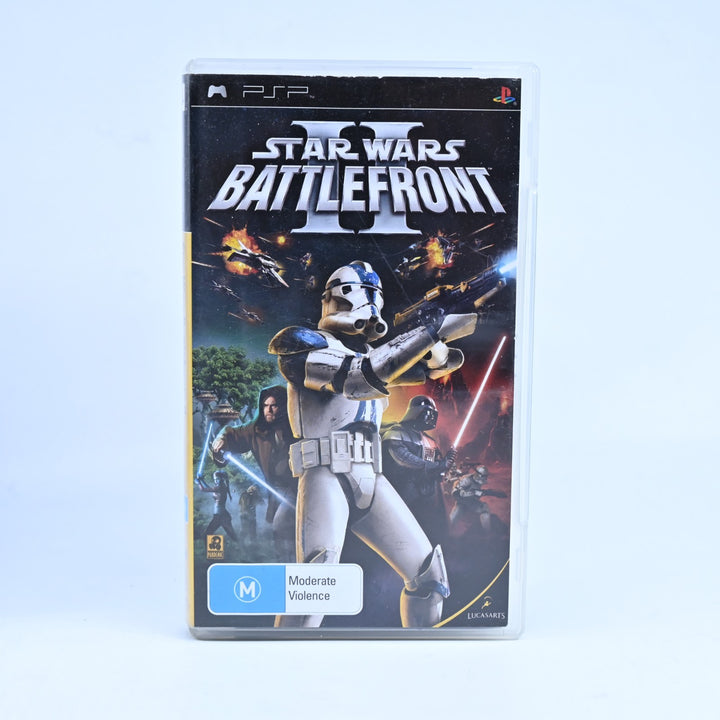 Star Wars: Battlefront II - Sony PSP Game + Manual - FREE POST!