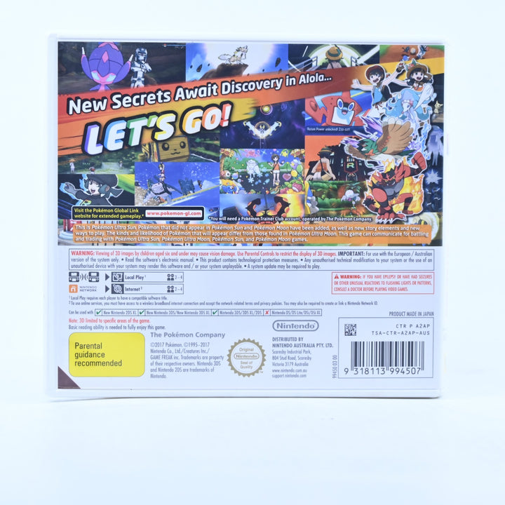 Pokemon Ultra Sun - Nintendo 3DS Game - PAL + Manual - FREE POST!