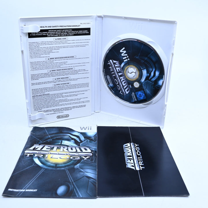 Metroid Prime Trilogy - Nintendo Wii Game + Manual - PAL - MINT DISC!