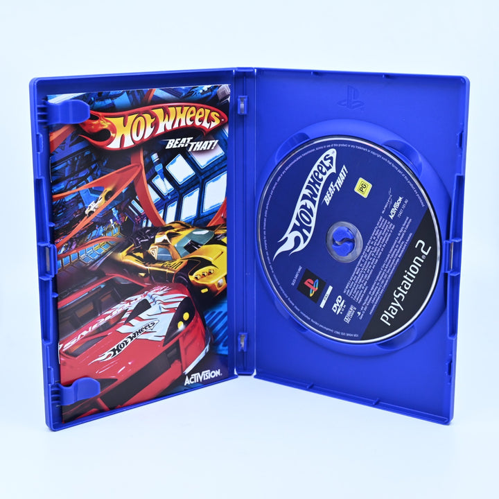 Hot Wheels Beat That! - Sony Playstation 2 / PS2 Game + Manual - PAL