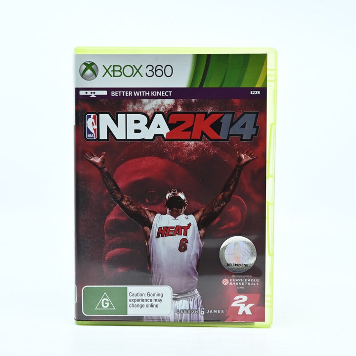 NBA 2K14 - Xbox 360 Game + Manual - PAL - MINT DISC!