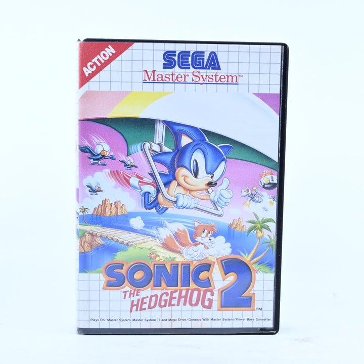 Sonic the Hedgehog 2 - Sega Master System Game + Manual - PAL - FREE POST!